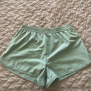 PINK Victoria's Secret Sage Green Athletic Shorts